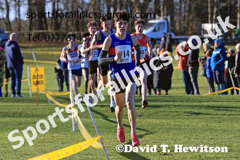 Mens under-17s 2025 Northern Cross Country Champs, Tatton Park, Knutsford, Cheshire. Photo: David T. Hewitson/Sports for All Pics